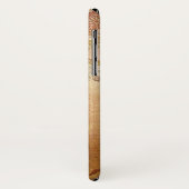 ヴィンテージ金ゴールドパーソナライズされたフローラ Case-Mate iPhoneケース (裏面/左)