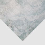 ヴィンテージ金ゴールドフォイルバロックオーナメントブルーグランジ 薄葉紙 (詳細)