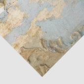 ヴィンテージ金ゴールドフォイルビクトリアンオーナメントブルーグランジ 薄葉紙 (詳細)