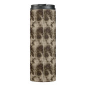 ヴィンテージ金ゴールドフローラと葉モノグラ縁どム タンブラー (裏面)