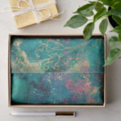 ヴィンテージ金ゴールドフローラグランジダマスク 薄葉紙 (ギフト)