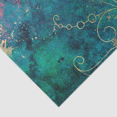 ヴィンテージ金ゴールドフローラグランジダマスク 薄葉紙 (詳細)