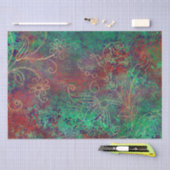 ヴィンテージ金ゴールドフローラグランジダマスク 薄葉紙 (クラフト)