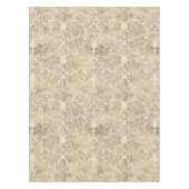 ヴィンテージ金ゴールドフローラダマスクテーブルクロス テーブルクロス (正面)