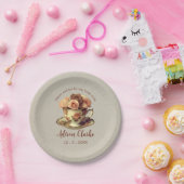 ヴィンテージ金ゴールドフローラ茶パーティーブライダルシャワー ペーパープレート (パーティー)