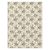 ヴィンテージ金ゴールドブラウンオーク離れズアコランズオンベージュ テーブルクロス (正面)