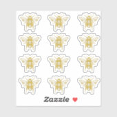 ヴィンテージ金ゴールドミツバチ養蜂家ステッカー シール (シート)