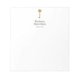 ヴィンテージ金ゴールド実在鍵インテリア設計者 ノートパッド