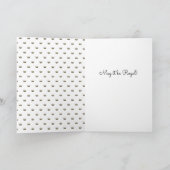 ヴィンテージ金ゴールド王室のクラウンリネンシック誕生日 カード (内部)