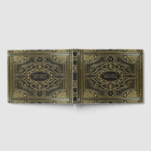 ヴィンテージ金ゴールド王室のルックゲストブック ゲストブック (全面)