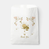 ヴィンテージ金ゴールド神秘結婚植物薬 フェイバーバッグ (正面)