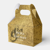 ヴィンテージ金ゴールド結婚マップ フェイバーボックス (正面サイド)