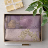 ヴィンテージ金ゴールド英語バラ深い紫金ゴールド箔 薄葉紙 (ギフト)