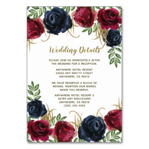 ヴィンテージ金ゴールド赤面ピンク結婚牡丹の挿入カード テーブルナンバー