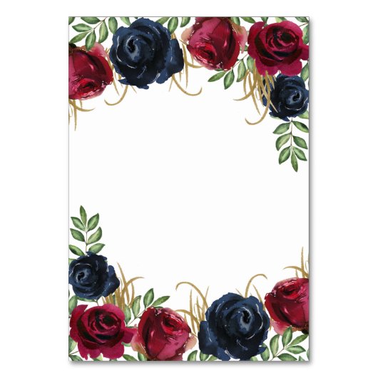 ヴィンテージ金ゴールド赤面ピンク結婚牡丹の挿入カード テーブルナンバー (裏面)