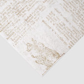 ヴィンテージ金ゴールド辞書ページの切り離し 薄葉紙 (詳細)