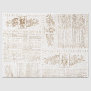 ヴィンテージ金ゴールド辞書ページの切り離し 薄葉紙