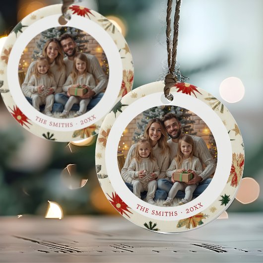 ヴィンテージ金ゴールド雪片2枚 セラミックオーナメント