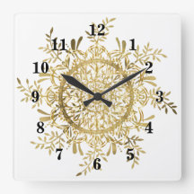 ヴィンテージ金ゴールド雪片