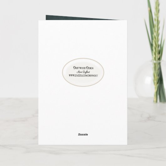 ヴィンテージ金ゴールド81番目の誕生日カード カード (裏面)