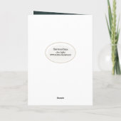 ヴィンテージ金ゴールド89番目の誕生日カード カード (裏面)