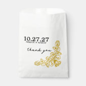 ヴィンテージ金ゴールド フェイバーバッグ (正面)