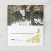 ヴィンテージ金ゴールド プレイスカード (外部開封)