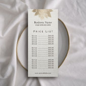 ヴィンテージ金ゴールドLotus価格表 ラックカード