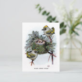 ヴィンテージ金冠キングレット ポストカード (スタンド正面)