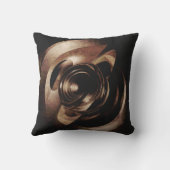 ヴィンテージ金属抽象芸術 クッション (裏面)