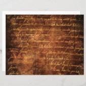 ヴィンテージ金箔ブラウン金ゴールドスクラップブック紙 エレガント、 (正面/裏面)