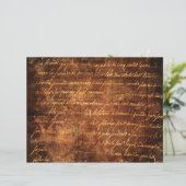 ヴィンテージ金箔ブラウン金ゴールドスクラップブック紙 エレガント、 (スタンド正面)