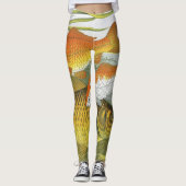 ヴィンテージ金魚コイ魚、海洋水中競技海生活 レギンス (正面)