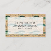 ヴィンテージ釣り名刺 名刺 (裏面)