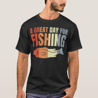 ヴィンテージ釣り名言 少年 Tシャツ