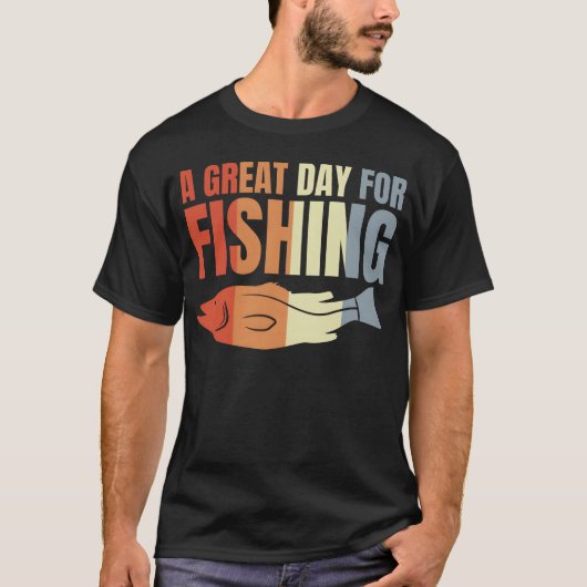 ヴィンテージ釣り名言 少年 Tシャツ (正面)