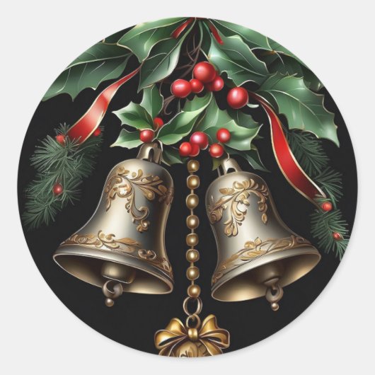 ヴィンテージ鈴 ラウンドシール (正面)