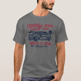 ヴィンテージ鉄オリジナルクラシック車 Tシャツ