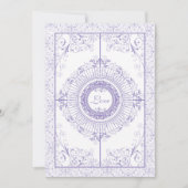 ヴィンテージ鉄工結婚式招待状 招待状 (正面)