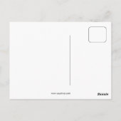 ヴィンテージ鉄道と海上旅行の世界地図と広告 ポストカード (裏面)