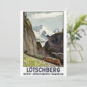 ヴィンテージ鉄道の休暇スイス シーズンカード (スタンド正面)