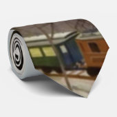 ヴィンテージ鉄道の休暇スイス ネクタイ (ロール)