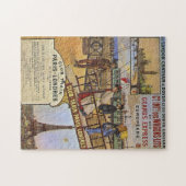 ヴィンテージ鉄道ポスタージグソーパズル ジグソーパズル (横)