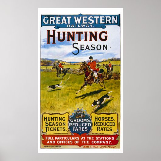 ヴィンテージ鉄道ポスター ポスター (正面)