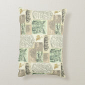 ヴィンテージ鉄道新聞広告 アクセントクッション (裏面(縦))