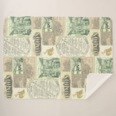 ヴィンテージ鉄道新聞広告 シェルパブランケット (正面(横))