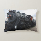 ヴィンテージ鉄道蒸気列車 アクセントクッション (正面)