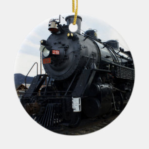 ヴィンテージ鉄道蒸気列車 セラミックオーナメント
