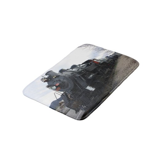 ヴィンテージ鉄道蒸気列車 バスマット (アングル)