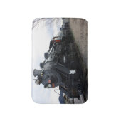 ヴィンテージ鉄道蒸気列車 バスマット (正面縦)